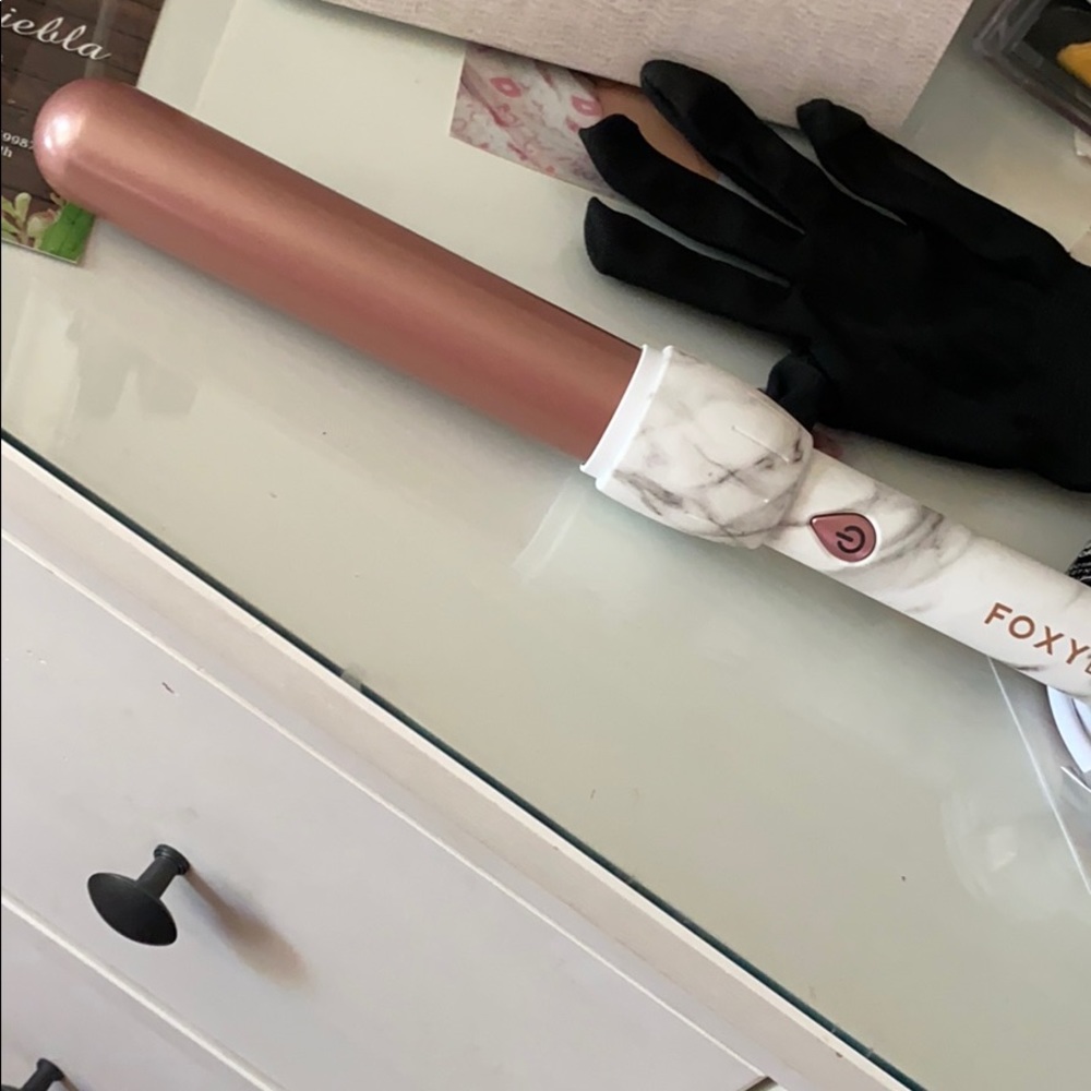 ❌SOLD❌ WHITE MARBLE ROSE GOLD 32mm WAND